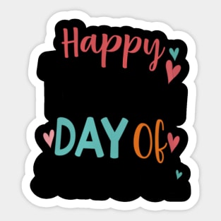 100Th Day Of School Teacher Kids Adult Boys Happy 100 Days Sticker